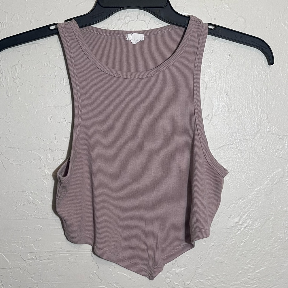 GARAGE TAN CROP TOP SIZE M